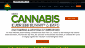 What Cannabisbusinesssummit.com website looked like in 2019 (5 years ago)