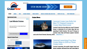 What Cruisefever.net website looked like in 2019 (5 years ago)