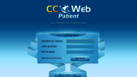 What Ccweb-patient.fr website looked like in 2019 (5 years ago)