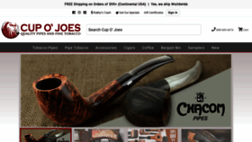 What Cupojoes.com website looked like in 2019 (5 years ago)