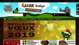 What Cacheboutique.fr website looked like in 2019 (5 years ago)
