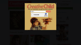 What Creativechild.com website looked like in 2019 (5 years ago)