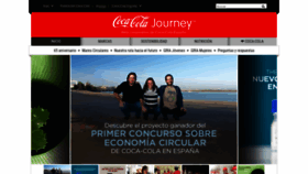 What Cocacolaespana.es website looked like in 2019 (5 years ago)