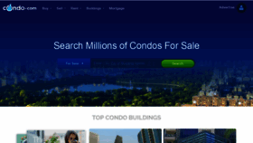 What Condo.com website looked like in 2019 (5 years ago)