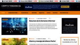 What Criptotendencia.com website looked like in 2019 (5 years ago)