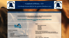 What Comfortsofhomevet.net website looked like in 2019 (5 years ago)