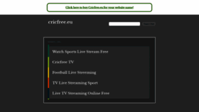 What Cricfree.eu website looked like in 2019 (5 years ago)