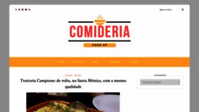 What Comideria.com website looked like in 2019 (5 years ago)