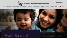 What Chcf.org website looked like in 2019 (5 years ago)
