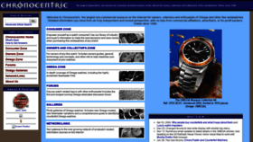 What Chronocentric.com website looked like in 2019 (5 years ago)