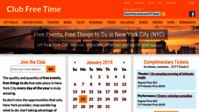 What Clubfreetime.com website looked like in 2019 (5 years ago)