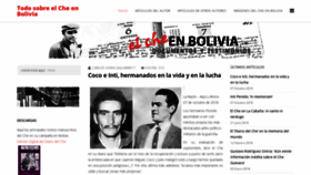 What Chebolivia.org website looked like in 2019 (5 years ago)