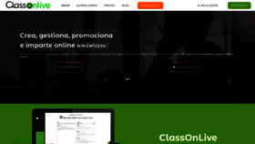 What Classonlive.com website looked like in 2019 (5 years ago)