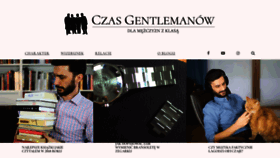What Czasgentlemanow.pl website looked like in 2019 (5 years ago)