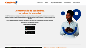 What Cittamobi.com.br website looked like in 2019 (5 years ago)
