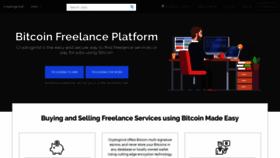 What Cryptogrind.com website looked like in 2019 (5 years ago)