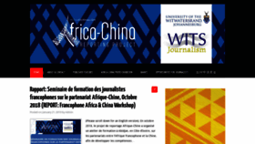 What China-africa-reporting.co.za website looked like in 2019 (5 years ago)