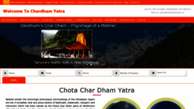 What Chardhamtour.in website looked like in 2019 (5 years ago)