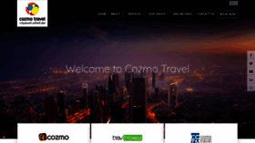 What Cozmotravel.com website looked like in 2019 (5 years ago)