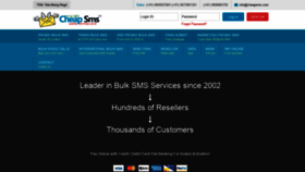 What Cheapsms.com website looked like in 2019 (5 years ago)