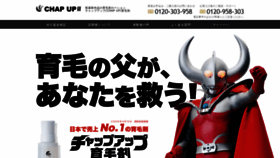 What Chapup.jp website looked like in 2019 (5 years ago)