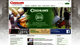 What Coghlans.com website looked like in 2019 (5 years ago)