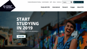 What Cdu.edu.au website looked like in 2019 (5 years ago)
