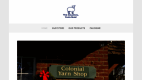 What Colonialyarn.com website looked like in 2019 (5 years ago)