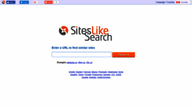 What Ca.siteslikesearch.com website looked like in 2019 (5 years ago)