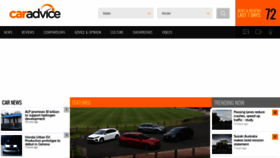 What Caradvice.com.au website looked like in 2019 (5 years ago)