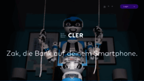 What Cler.ch website looked like in 2019 (5 years ago)