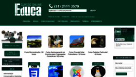 What Cursosonlineeduca.com.br website looked like in 2019 (5 years ago)