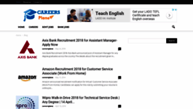 What Careersplane.com website looked like in 2019 (5 years ago)