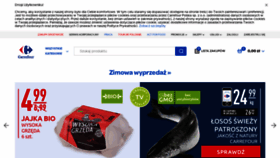 What Carrefour.pl website looked like in 2019 (5 years ago)