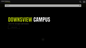 What Centennialcollege.ca website looked like in 2019 (5 years ago)