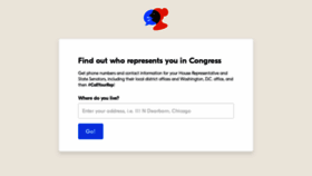 What Callyourrep.co website looked like in 2019 (5 years ago)