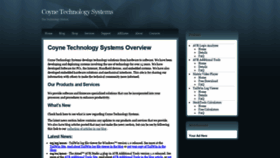 What Coynetechsystems.com website looked like in 2019 (5 years ago)