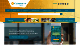 What Colmenaseguros.com website looked like in 2019 (5 years ago)