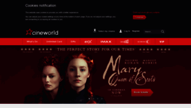 What Cineworld.co.uk website looked like in 2019 (5 years ago)