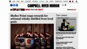 What Campbellrivermirror.com website looked like in 2019 (5 years ago)