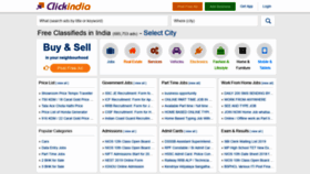 What Clickindia.com website looked like in 2019 (5 years ago)