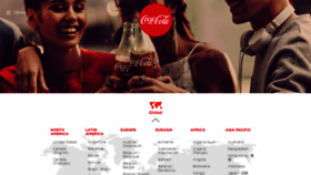 What Coca-cola.com website looked like in 2019 (5 years ago)