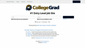 What Collegegrad.com website looked like in 2019 (5 years ago)