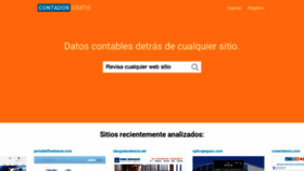 What Contadorgratis.es website looked like in 2019 (5 years ago)