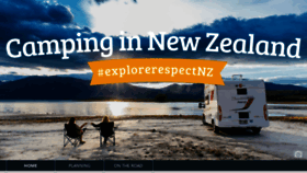 What Camping.org.nz website looked like in 2019 (5 years ago)