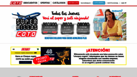 What Coto.com.ar website looked like in 2019 (5 years ago)