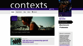 What Contexts.org website looked like in 2019 (5 years ago)