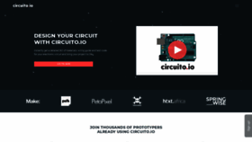 What Circuito.io website looked like in 2019 (5 years ago)
