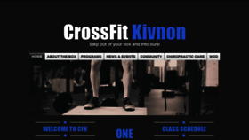 What Crossfitkivnon.com website looked like in 2019 (5 years ago)