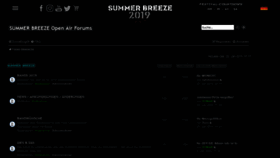 What Community.summer-breeze.de website looked like in 2019 (5 years ago)